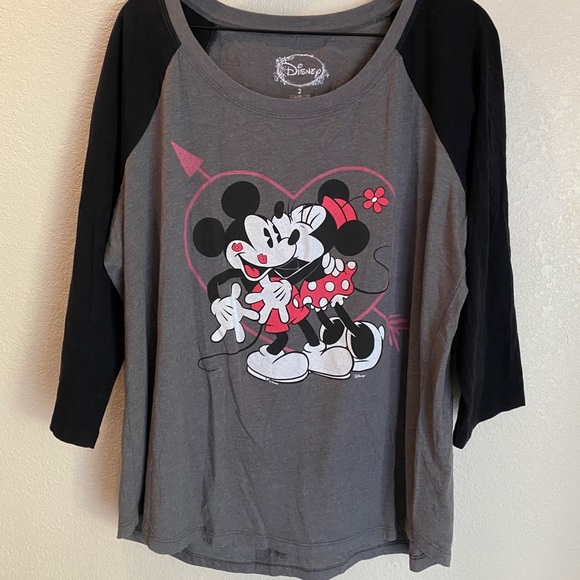 Torrid Disney Baseball Tee (Mickey & Minnie)